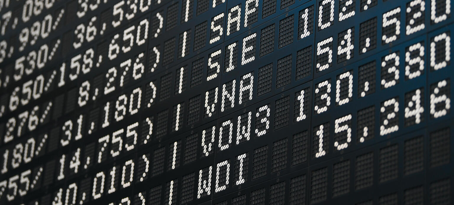 Wirecard-Aktie (auf der
Anzeigetafel der Frankfurter Börse unter dem Kürzel WDI gelistet)
