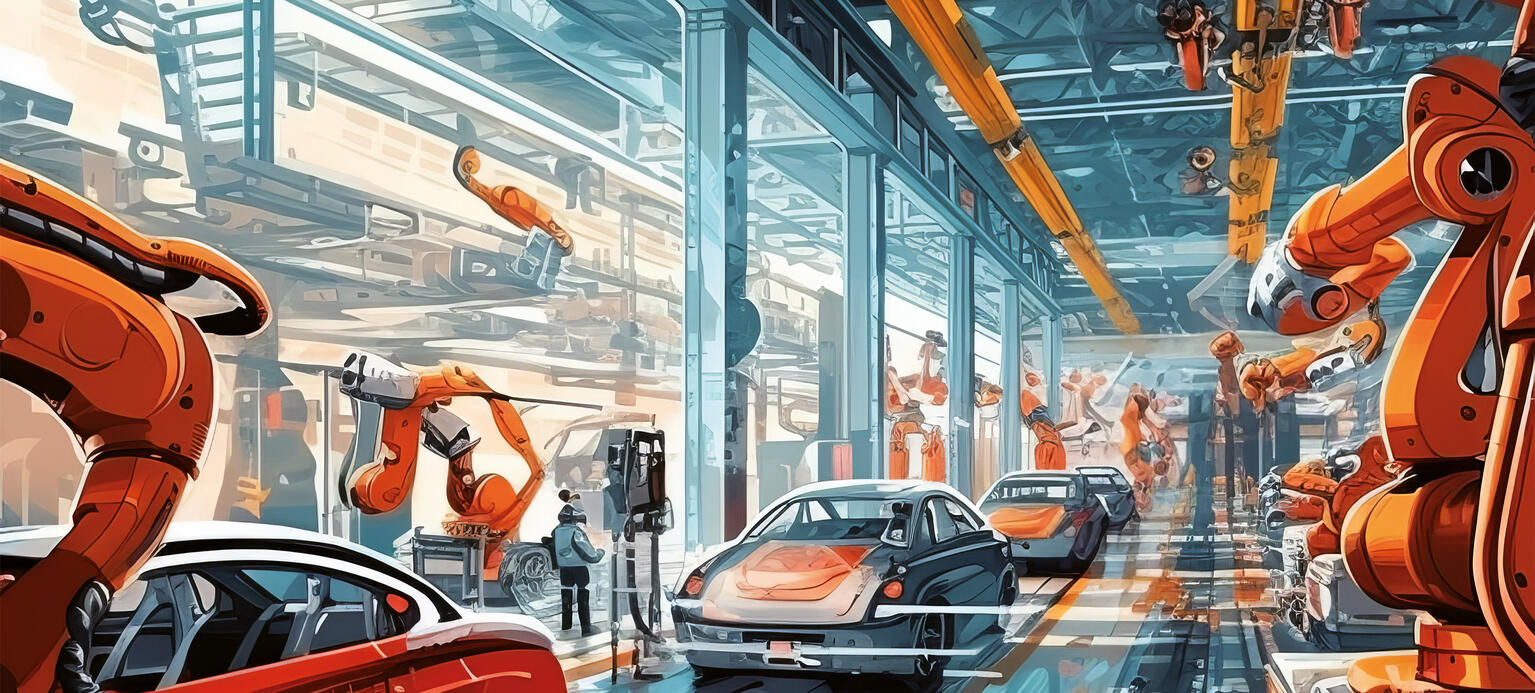 Symbolbild KI-gestützte Produktion