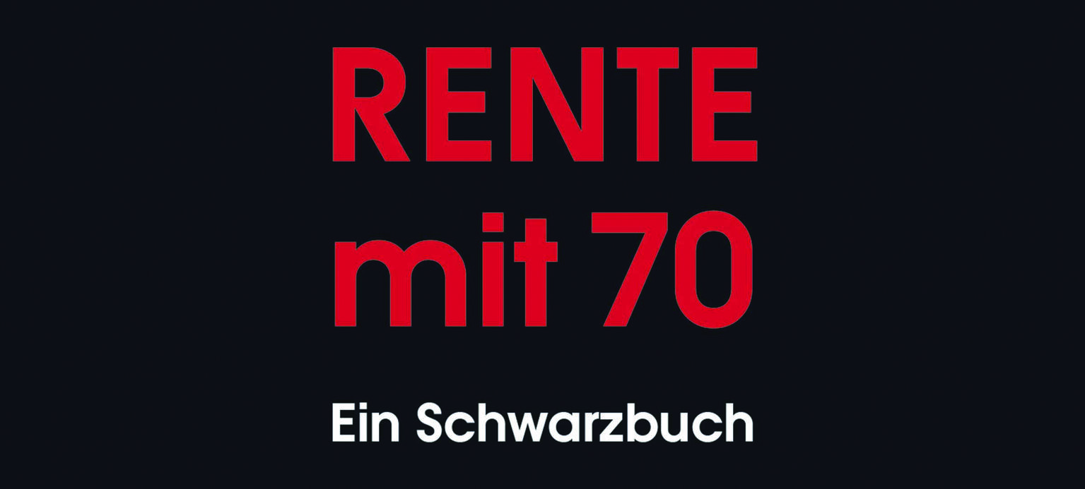Erst der Knochenjob, dann die knappe Rente Annelie Buntenbach/Markus Hofmann/Ingo Schäfer (Hrsg.): Rente mit 70. Ein Schwarzbuch. Berlin, Christoph Links Verlag 2017. 192 Seiten,15 Euro