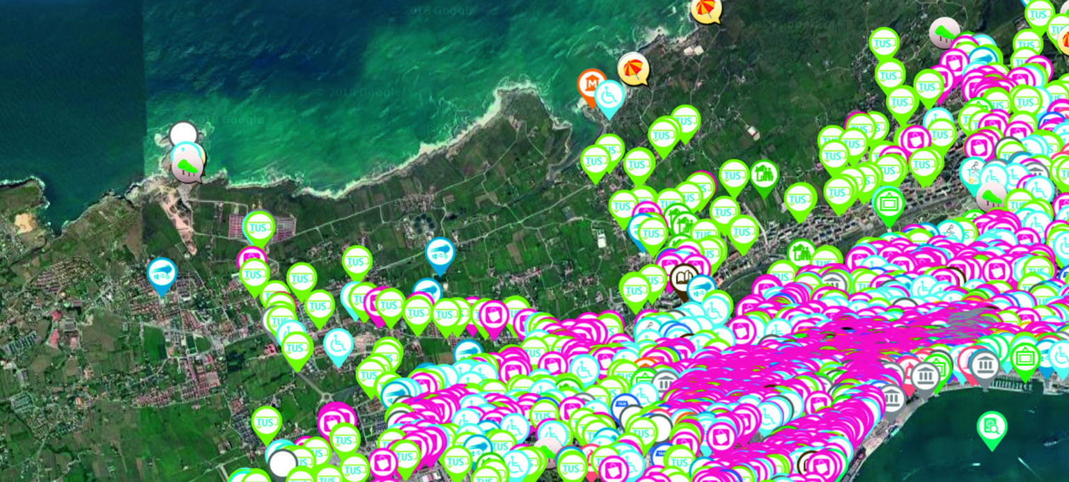 Screenshot der Augmented-Reality-App SmartSantander