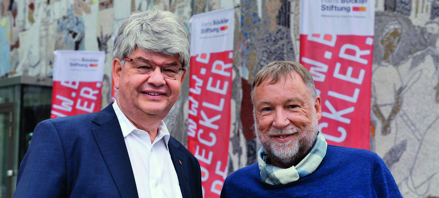 Wie verändert sich die Rolle der Gewerkschaften in der Digitalisierung? Werden sie weniger gebraucht –oder viel mehr? Darüber diskutierten Norbert Kluge, Direktor des I.M.U. der Hans-Böckler-Stiftung, und der Berater Martin Lennartz von intrinsify – Netzwerk für die neue Wirtschaft.