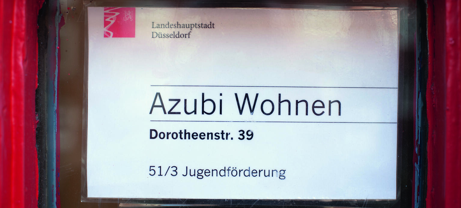 Premiere in Düsseldorf: Die Stadt errichtete und finanzierte ein Azubi-Wohnheim in der Dorotheenstraße 39 im Stadtteil Flingern. 