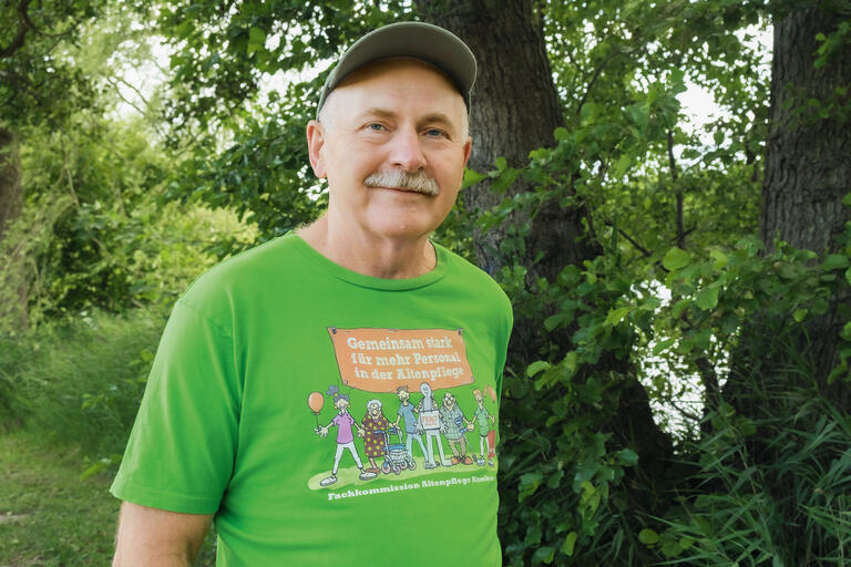 Nelson Studzinski, Altenpfleger aus Hamburg