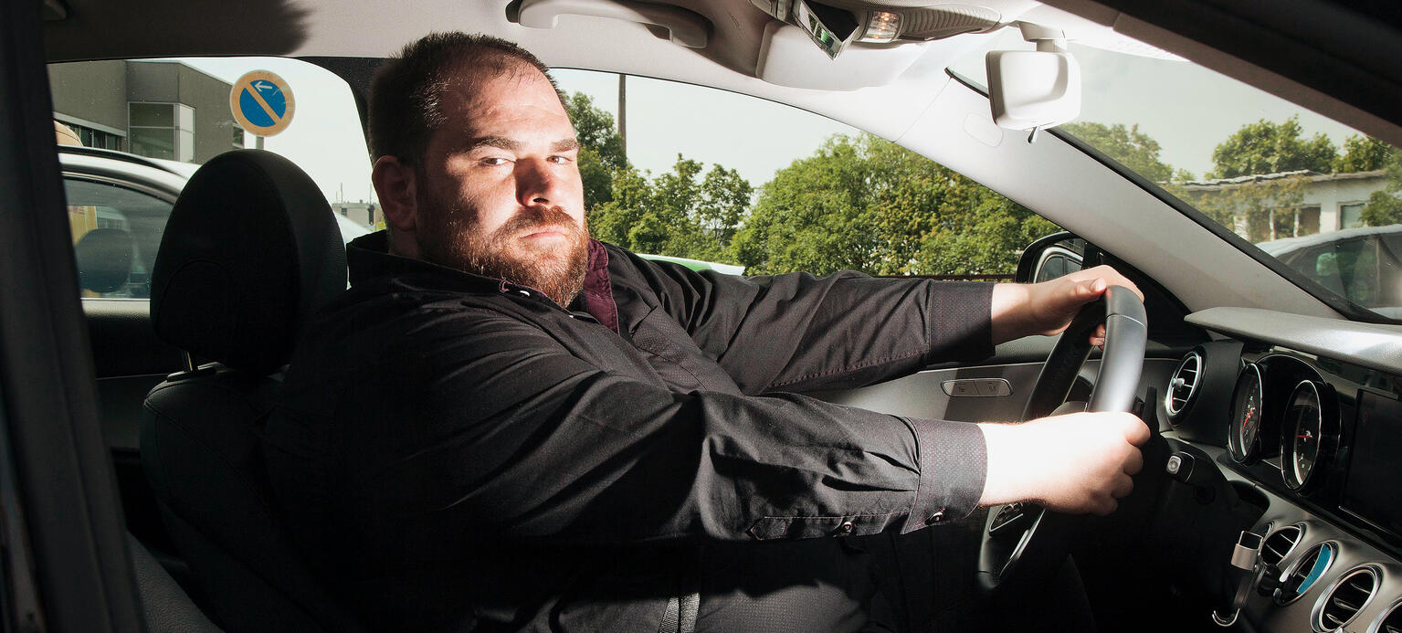 Bahtiyar Durmus, früher Taxifahrer, jetzt für Uber unterwegs: „Habe mich rechtzeitig umorientiert.“