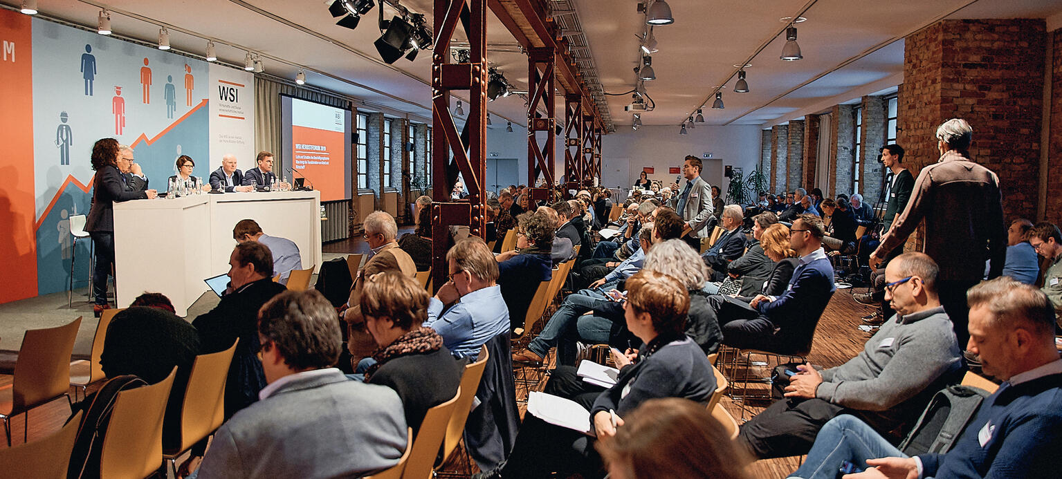 Plattformökonomie setzt Tarifbindung unter Druck. Dieses und andere Themen diskutierte das WSI-Herbstforum.