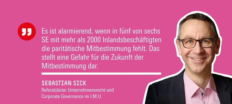 Sebastian Sick zur Mitbestimmungslücke in den Europäischen Aktiengesellschaften (SE)