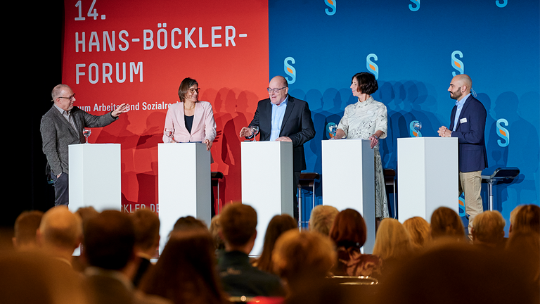 Hans-Böckler-Forum 2024 Podium