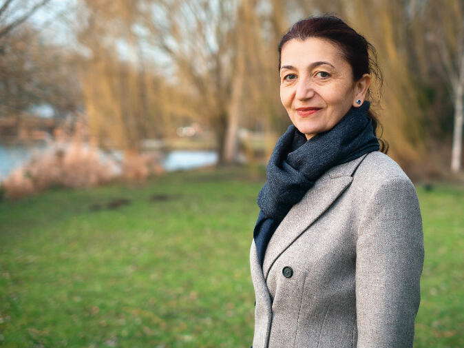 Foto: Naciye Celebi-Bektas, Leiterin des Referats Frauen-, Gleichstellungs- und Migrationspolitik beim DGB-Bezirk Niedersachsen – Bremen – Sachsen-Anhalt