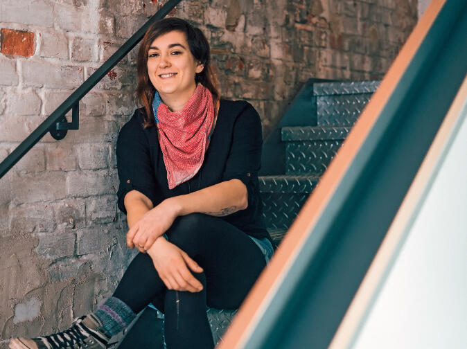 Foto: Lisa Lewien, wissenschaftliche Mitarbeiterin am Lehrstuhl für Didaktik der politischen Bildung der TU Dresden