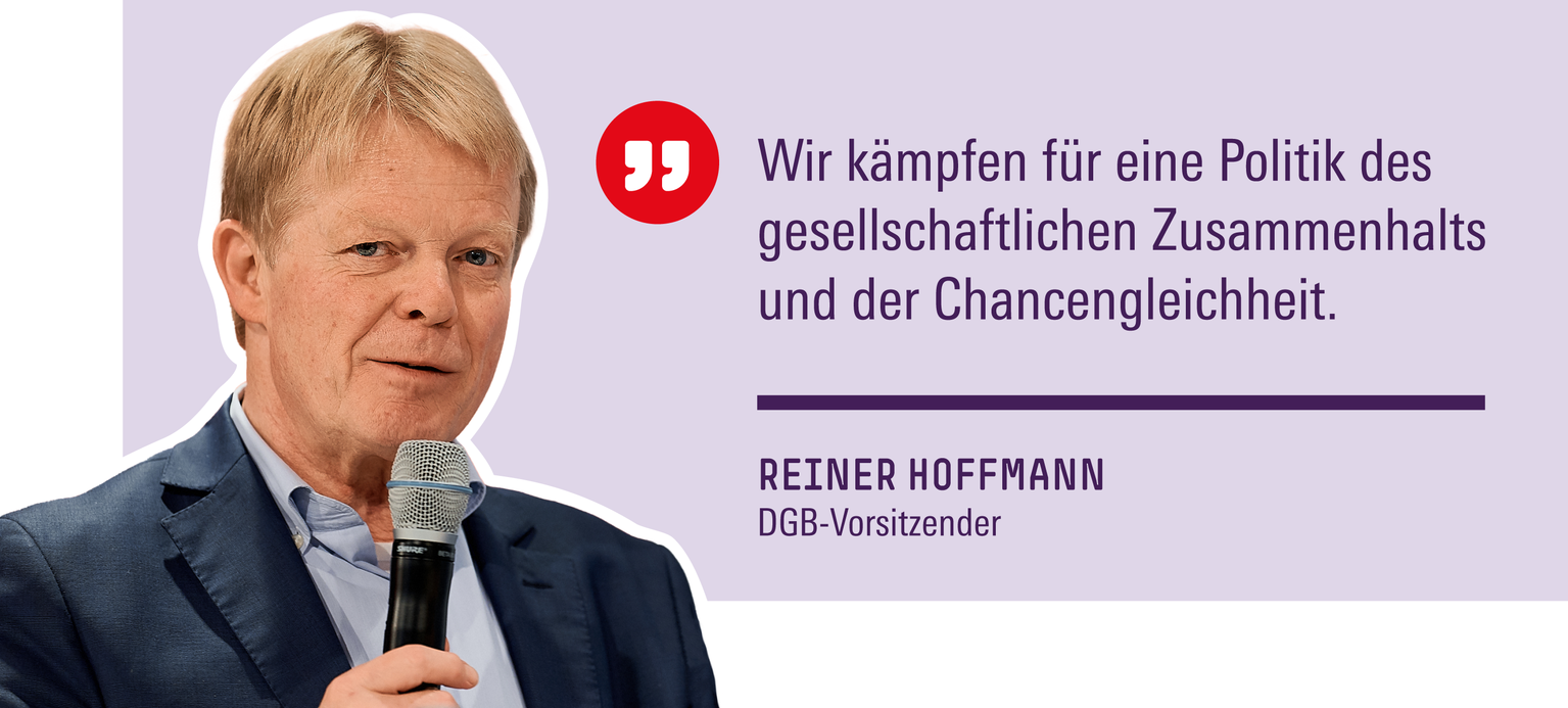 Reiner Hoffmann im HANS 18