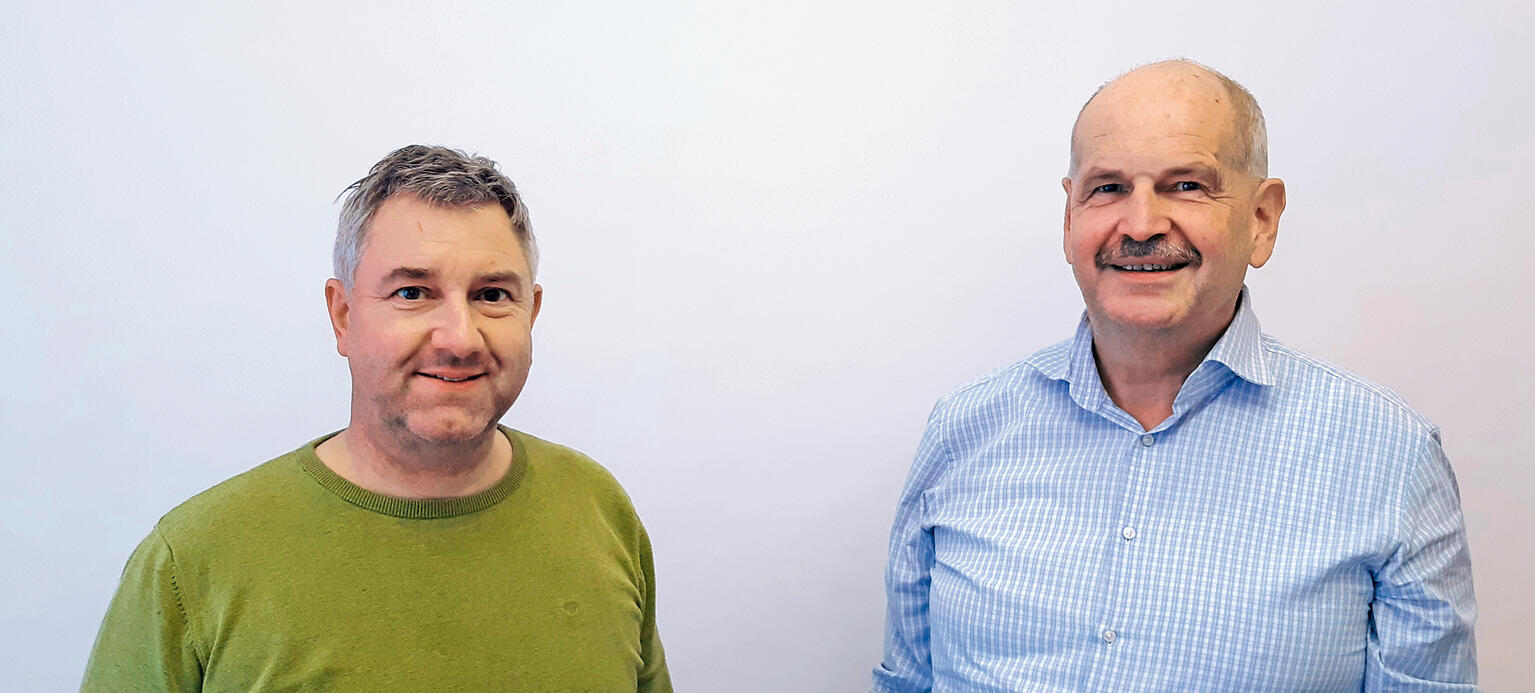 Frank Schnötziger (links) und Manfred Schneider