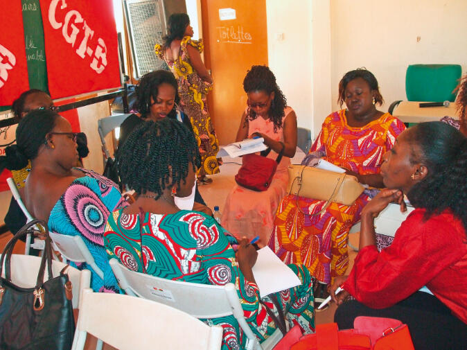 lerorts auf der Welt fördern deutsche Gewerkschaften und Stiftungen Initiativen für die Rechte von Frauen. Wir stellen vier erfolgreiche Beispiele vor