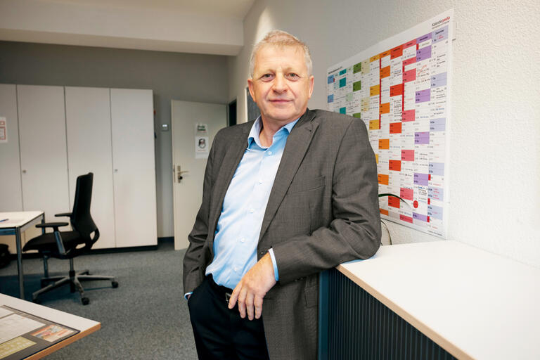 Albert Kruft, Sekretär des Europäischen Betriebsrats bei Solvay, ist froh, dass es eine globale Rahmenvereinbarung mit dem Unternehmen gibt.