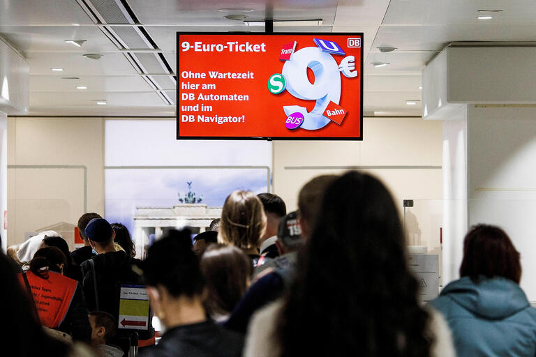 Andrang fürs 9-Euro-Ticket