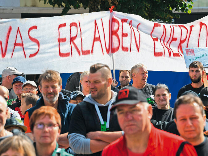 IG Metall Kundgebung in Aurich