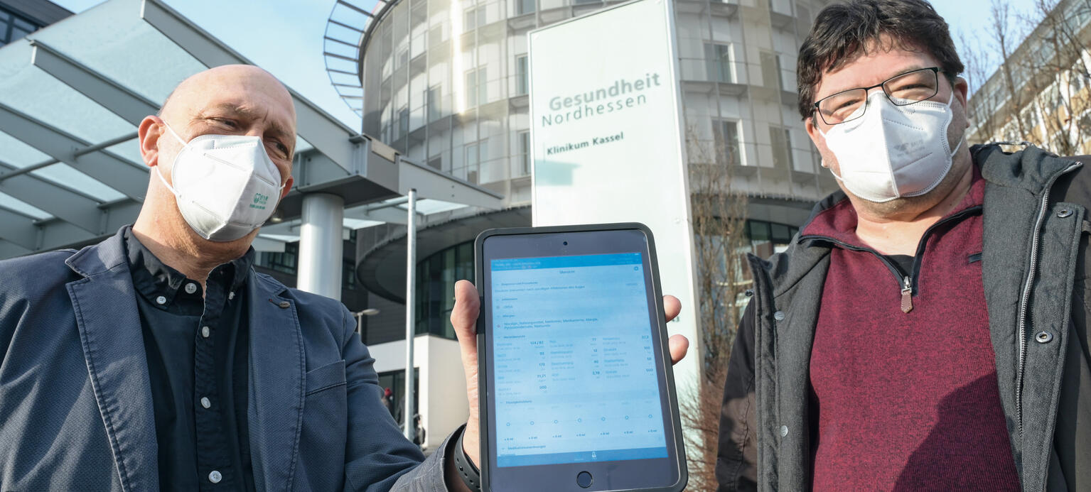 Betriebsräte Jörg Romeiß (l.) und Bernd Mattheis verstehen etwas von IT und von Pflege.