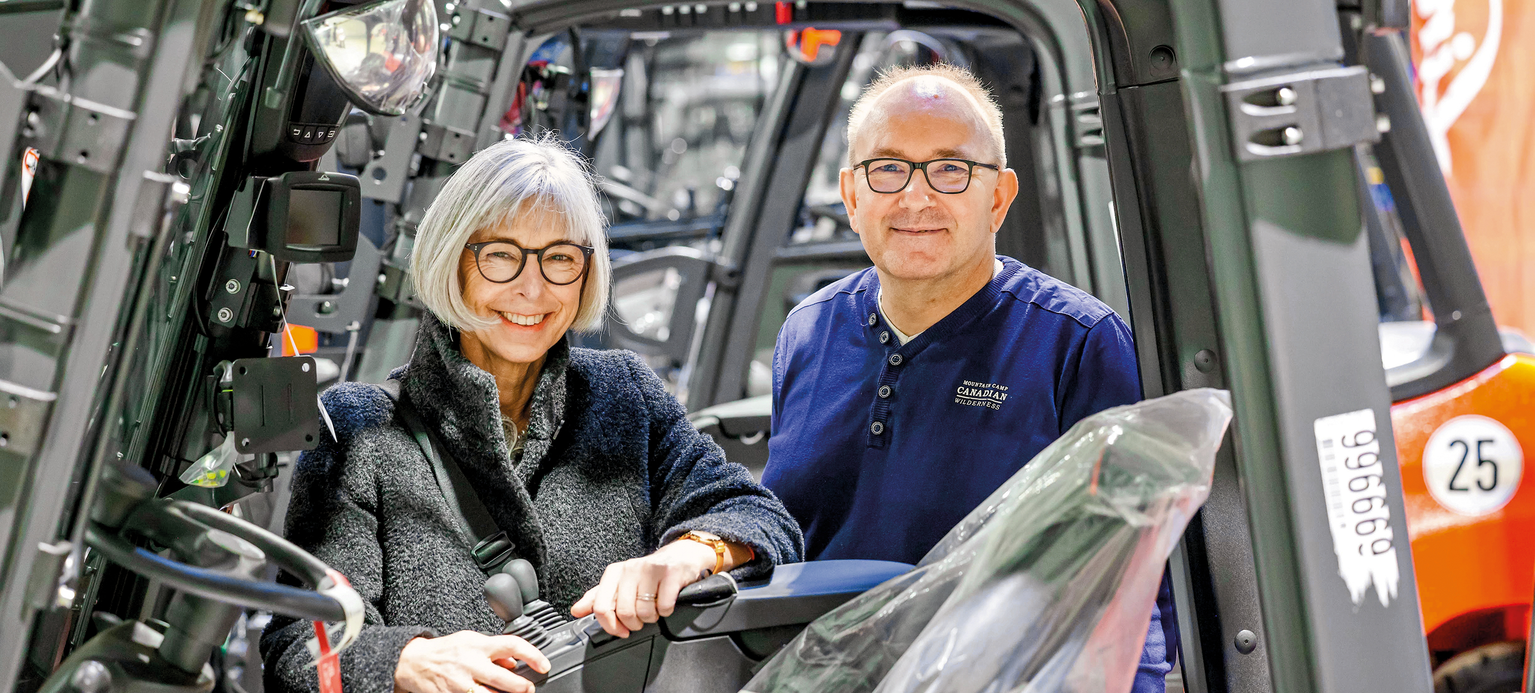 Lücken mit Wissen statt mit Ängsten füllen, war das Ziel von „Arbeit 2020“, das Gabi Schilling von der IG Metall betreute. Betriebsrat Frank Kirchner machte mit. 