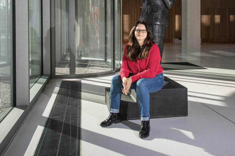 Verwaltungsangestellte Claudia Taubitz