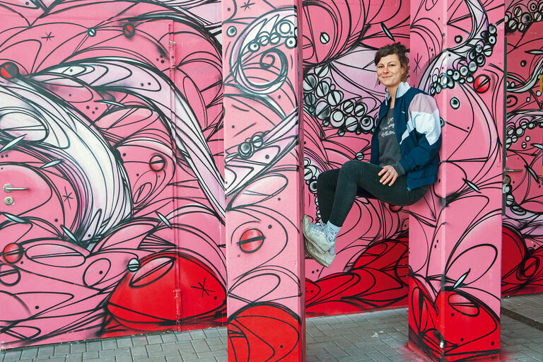 Anna Lafrentz erkundete mithilfe der Hans-Böckler-Stiftung Nairobis Kunstszene. Jetzt hat sie sich selbstständig gemacht.