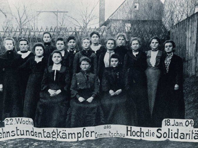 Protestierende Frauen