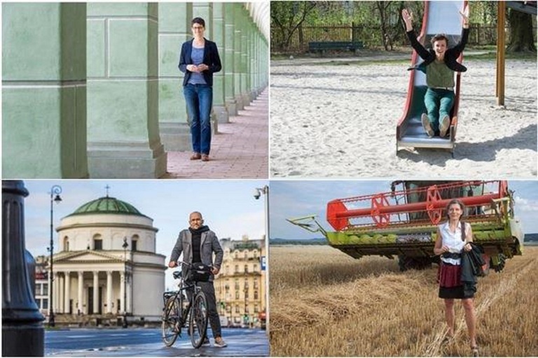 Collage von Alumi-Porträts