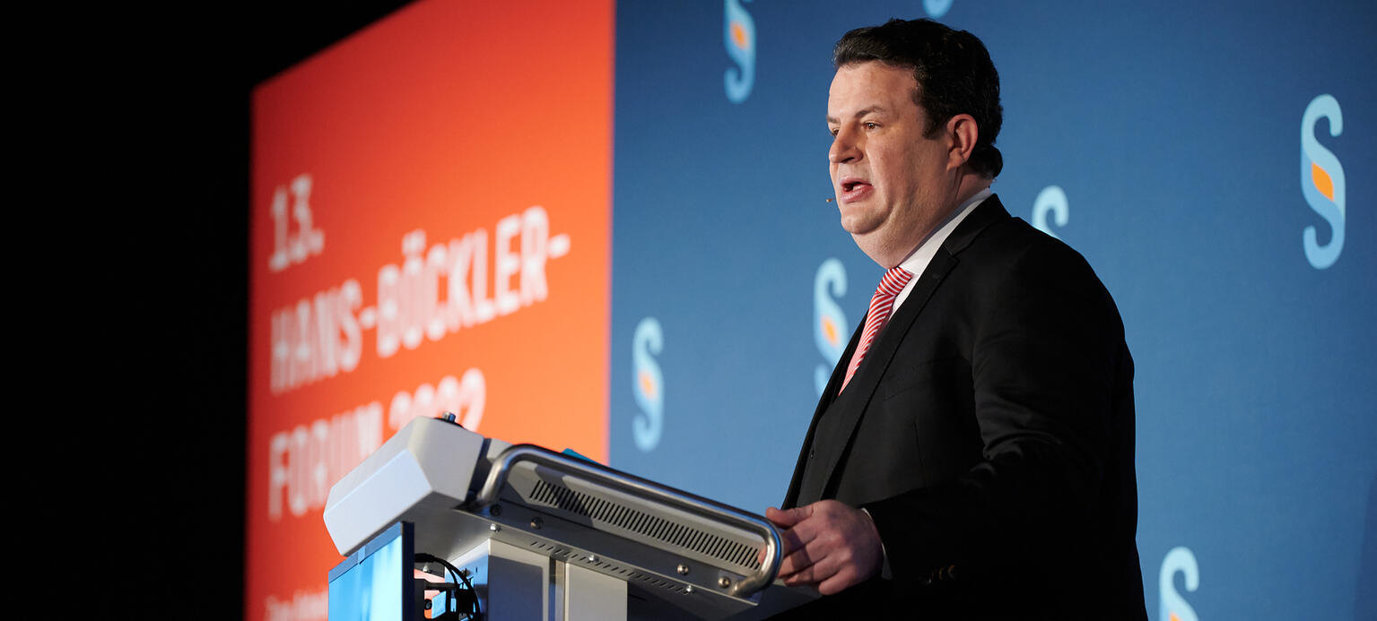 Arbeitsminister Hubertus Heil auf dem Forum für Arbeitsrecht und Sozialrecht