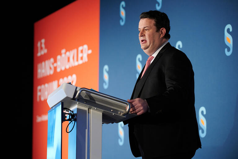 Arbeitsminister Hubertus Heil auf dem Forum für Arbeitsrecht und Sozialrecht
