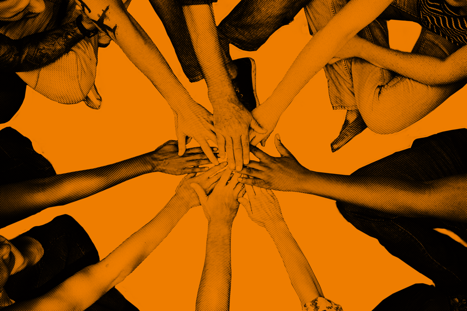 Keyvisual Böckler Konferenz für Aufsichtsräte 2025: viele Hände berühren sich