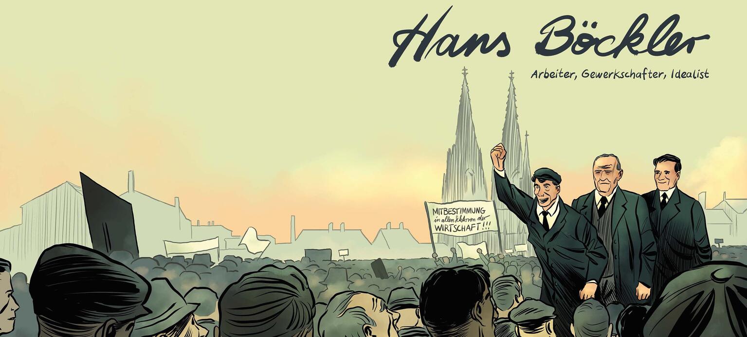 Cover der Graphic Novel über Hans Böckler