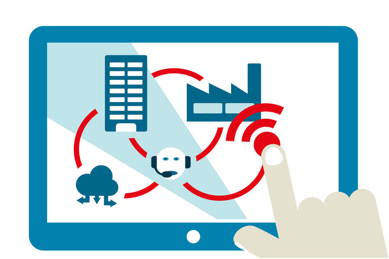 Keyvisual Digitalisierung im Betrieb