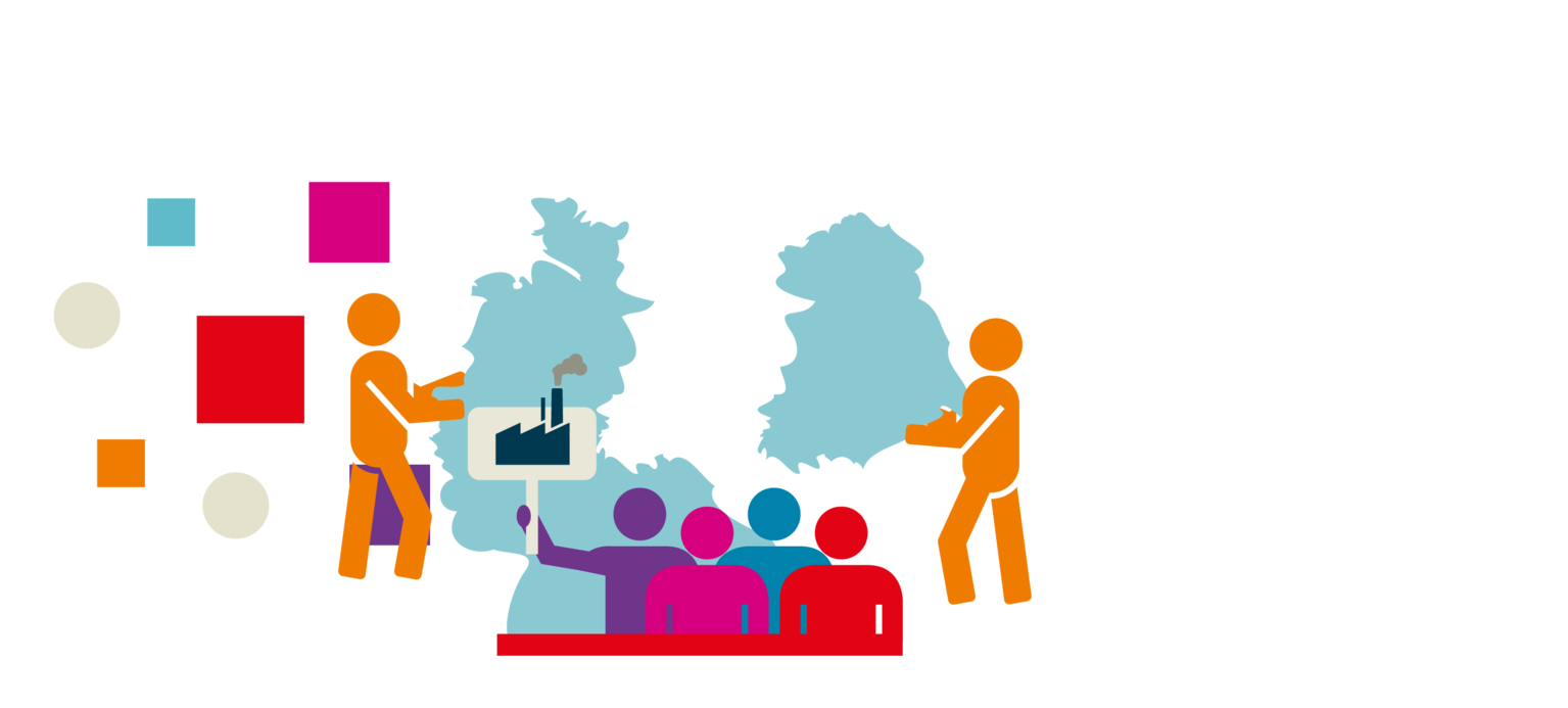 Keyvisual Forschungsverbund Wendezeiten