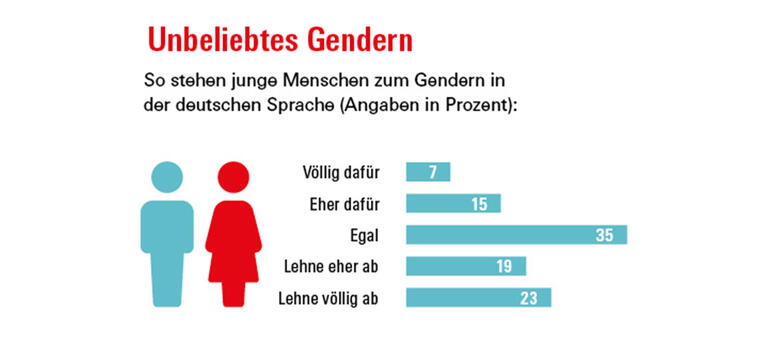 Grafik zum Gendern