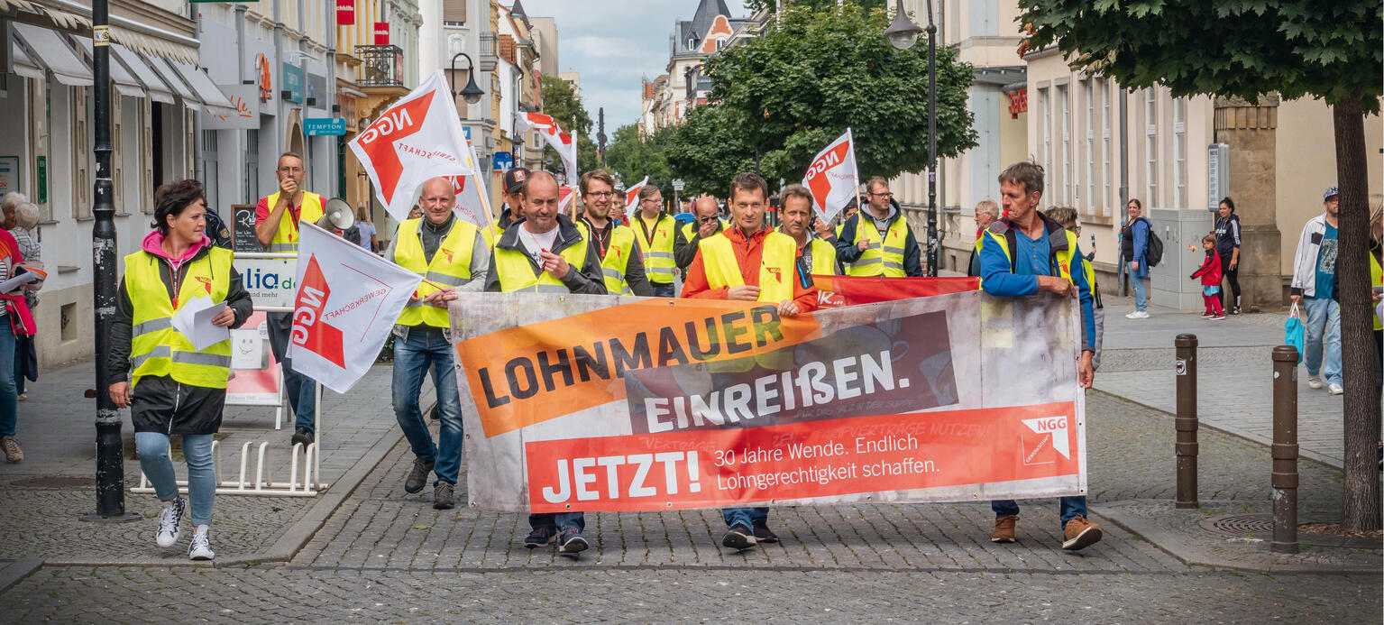 Jetzt reicht‘s! – Streik der Nudelwerker auf der Riesaer Hauptstraße