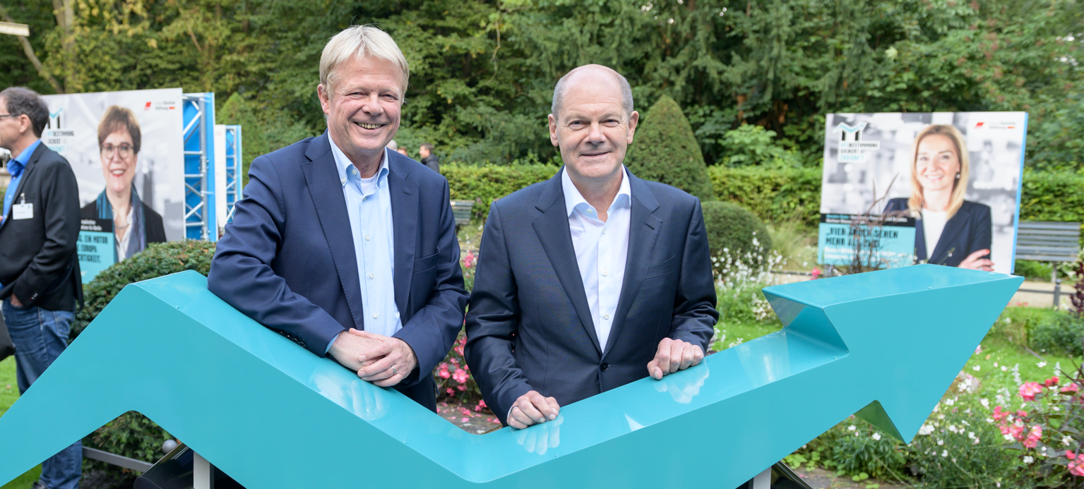 Reiner Hoffmann und Olaf Scholz