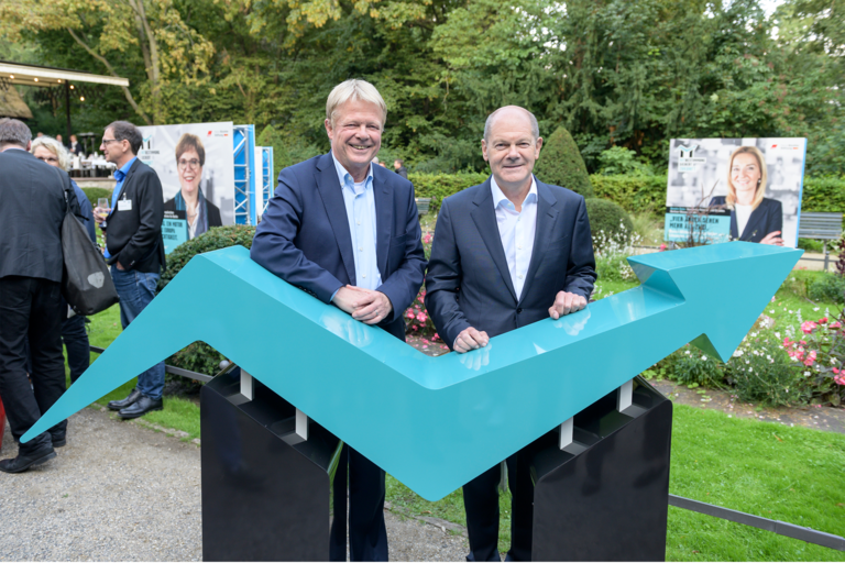 Olaf Scholz und Reiner Hoffmann