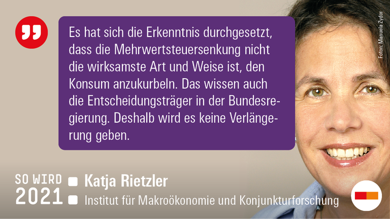 Mehrwertsteuersenkung Coronakrise IMK Wirtschaftspolitik 2021