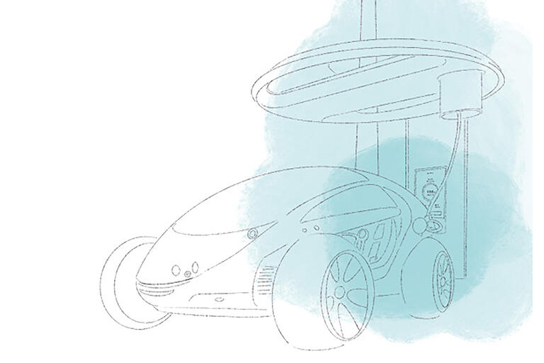 Illustration E-Mobilität