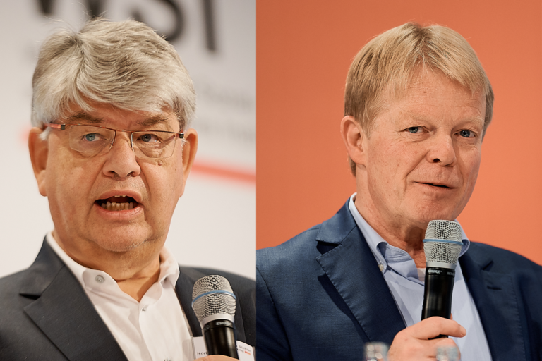 Reiner Hoffmann und Norbert Kluge