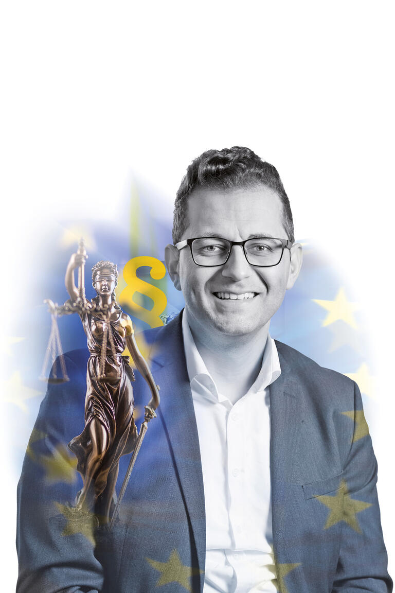 Fotocollage IMU-Direktor Daniel Hay