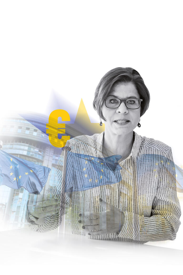 Fotocollage WSI-Direktorin Bettina Kohlrausch