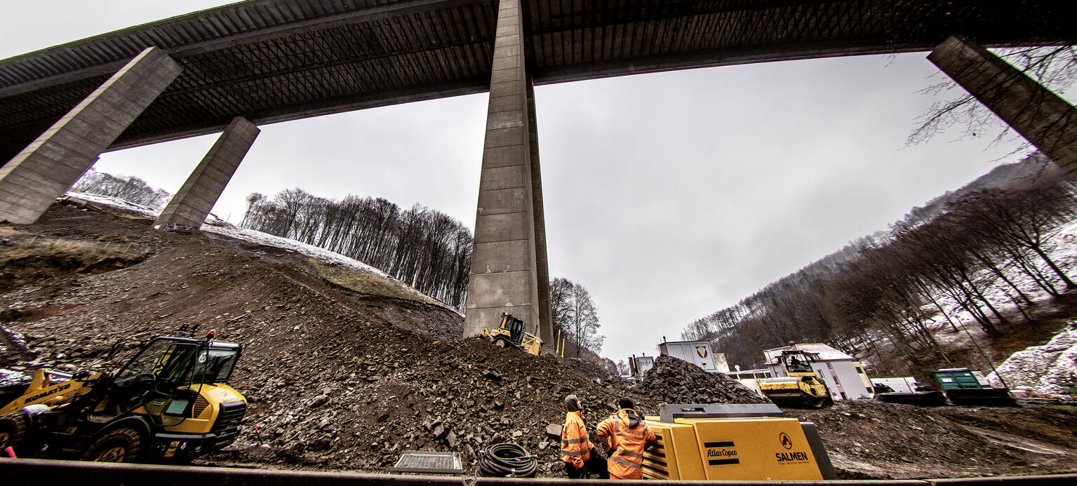 Marode Autobahnbrücke