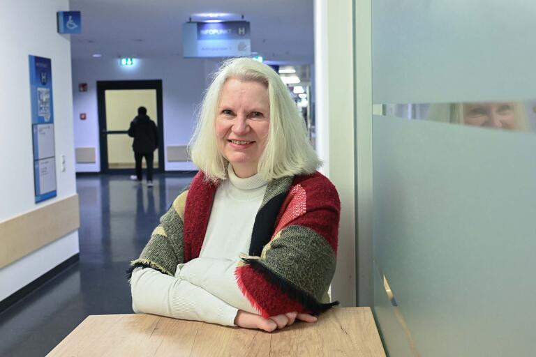 Portät der Personalrätin Regina Dickey, Universitätsklinikum Gießen und Marburg GmbH