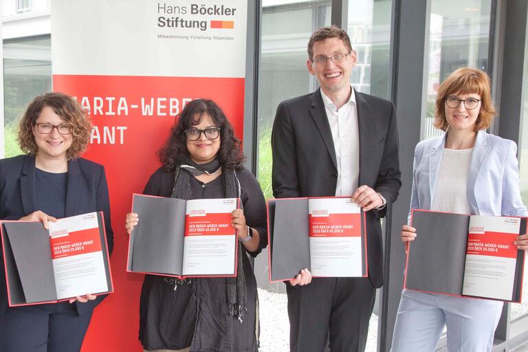 Foto: Preisträger*innen Maria-Weber-Grant