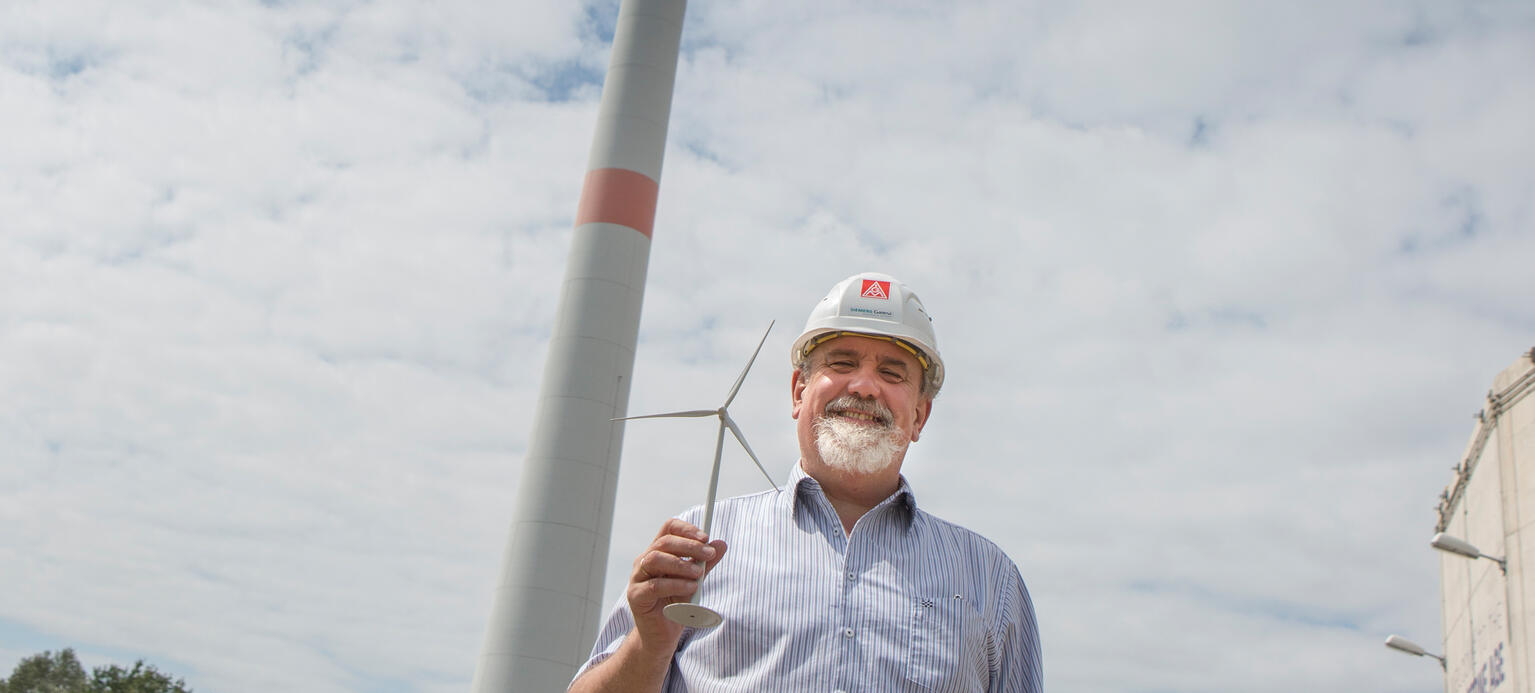 Thomas Ahme, Betriebsrat von Siemens Gamesa, Hamburg