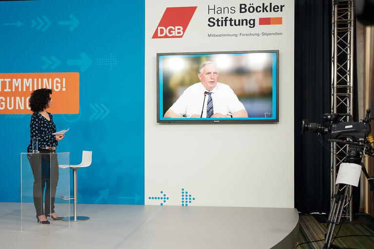 Karl-Josef Laumann auf der Böckler Konferenz für Aufsichtsräte