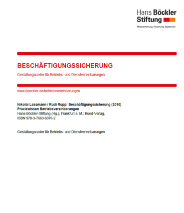 GR Beschäftigungssicherung