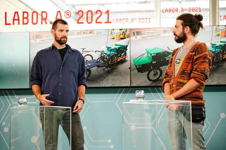 Auf der Labora 2021 wurde auch wieder mit vielen Ideen gepitcht