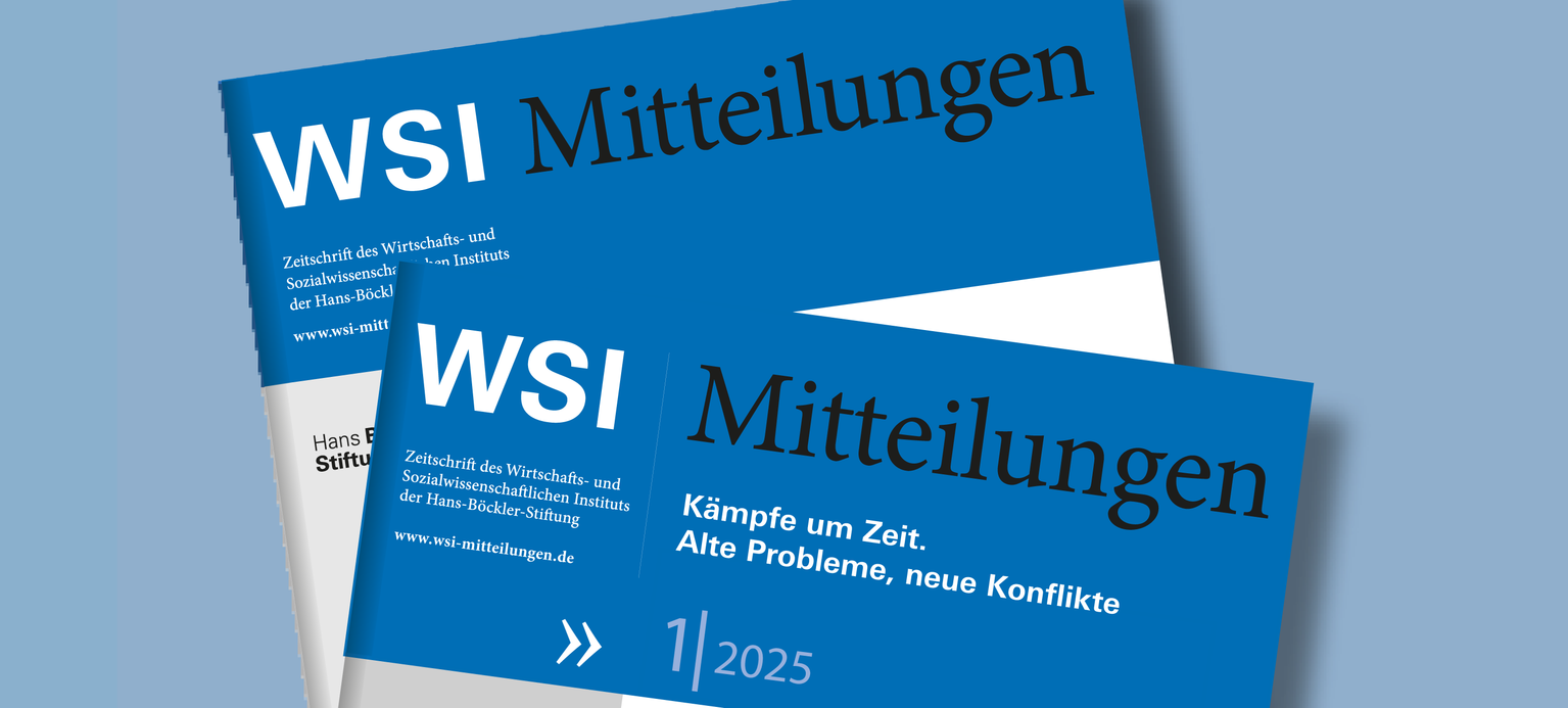 Foto: Cover der WSI-Mitteilungen